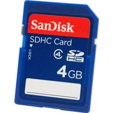 TeOra Store 4gb Class 4 Sdhc Flash Memory Card- SDSDB-004G-B35 (Label May Change)