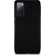TeOra Store Galaxy S20 Fe ile Uyumlu Kılıf Soft Premier Renkli Silikon Kapak - Siyah