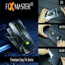 TeOra Store Fixmaster iPhone 17 Pro Max Uyumlu Ultra Clear Hd (Şeffaf) Temperli Cam, Easy Fix Kolay Kurulum Serisi Yüksek Kaliteli Ekran Koruyucu