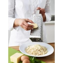 TeOra Store Metal Rende, Paslanmaz Çelik, Çok Amaçlı ve Dayanıklı Tasarım, Sebze, Peynir ve Meyve Rendesi, Ergonomik Saplı, Kolay Temizlenebilir, Mutfak Için Pratik ve Şık