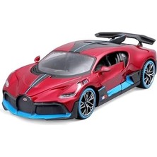 Wheat Grains Global Store Maisto Bugatti Divo: Model Araba, 1:24 Ölçeğinde, Hareketli Kapılar, Kırmızı (531526R)