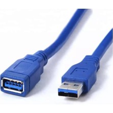 TeOra Store 0.60 Metre Usb3.0 Uzatma Kablosu, USB Uzatma, USB Erkek/dişi Kablo, Usb3.0 Ek Kablosu