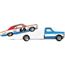 TeOra Store Premium Car Culture Team Transport FLF56-HRV40 '66 Chevelle & 72 Chevy Ramp Truck