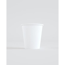 TeOra Store 8 Oz Single Beyaz Karton Bardak 25’li