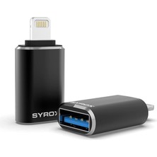 TeOra Store DT25UL Lightning - USB 3.0 Otg Dönüştürücü - Siyah