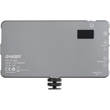 TeOra Store Sanger PRO-S21 V2 Rgb LED Video Işığı, Çok Renkli, Youtube ve Tiktok Çekimleri Için, Type-C Şarj