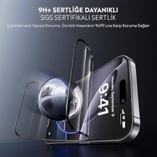 TeOra Store Apple Iphone 11 Için Tasarlanmış Uçtan Kenara Kapsama Tam Koruma Dayanıklı Temperli Cam