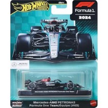 TeOra Store Premium Mercedes-Amg Petronas Formula 1 2024 Takım Arabası, 1:64 Ölçek, Metal Diecast Model Araba, #63