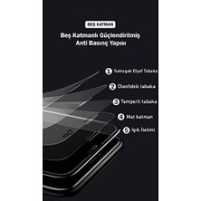 TeOra Store Galaxy A34 ile Uyumlu Tam Kaplayan Mat Seramik Nano Esnek Ekran Koruyucu Cam