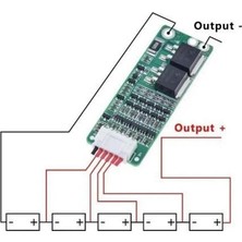 TeOra Store Bms 5s 15A Şarj ve Koruma Modülü
