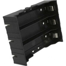 TeOra Store 18650 Lityum-Iyon Piller Için Üçlü Pil Yuvası - Pcb Tip
