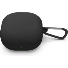 TeOra Store Galaxy Buds 2 Için Kılıf Mat Silikon Siyah [buds 2 ile Uyumlu Kılıf - Siyah]