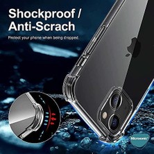 TeOra Store Apple iPhone 14 Plus Için Kılıf Shock Absorbing Şeffaf [iphone 14 Plus ile Uyumlu Kılıf - Şeffaf]