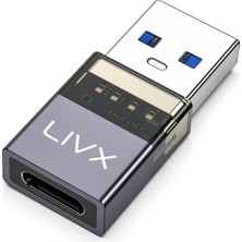 TeOra Store USB 3.2 To Type C Çevirici Dönüştürücü Otg 10GBPS 60W Ultra Hızlı Şarj ve Veri Aktarımı Otgdf