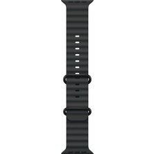TeOra Store Apple Watch Band - Ocean Band - 49 mm - Siyah - One Size