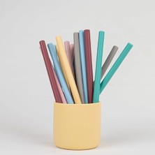 TeOra Store Hüp Silikon Pipet 3 Lü & Tem.fırçası - Mineral Blue