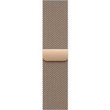 TeOra Store Apple Watch Band - Milano Loop - 42 mm - Altın Rengi - Standart