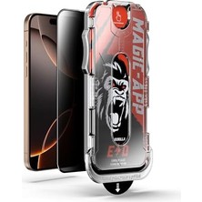 TeOra Store X-Gorilla iPhone 12/12 Pro Hayalet Ekran Koruyucu | Gizlilik Filtreli & 9h Kırılmaz | Tam Kaplama Tozsuz Uygulama