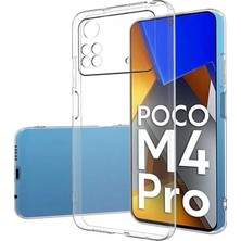 TeOra Store Xioami ile Uyumlu Poco M4 Pro 4g Kılıf Süper Silikon Kapak Renksiz