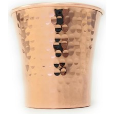 Dede Copper - cc Serisi (15OZ) - El Yapımı Süper Ağır Içecek Bardağı Veya Servis Soğuk Içecekler ve Kokteyl Kupası, Içi Kalay Kaplı Saf Katı Bakır El Yapımı Bardak (Dövülmüş)