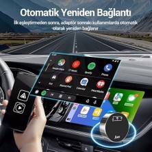 TeOra Store Kablosuz Carplay Android Auto Kabloludan Kablosuza Çevirici USB ve Type-C Adaptör