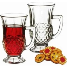 TeOra Store Istanbul Ayaklı Çay Bardak - Çay Bardağı 12'li