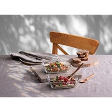 TeOra Store Tokıo Servıs Tabağı 0 3'lü Hediyelik Kutu