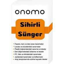 TeOra Store Sihirli Sünger, Çok Amaçlı Temizlik Süngeri, Fayans, Lavabo, Plastik ve Deri Yüzeyler Için 3 Adet