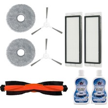 Ticimark Model Xiaomi Ile Uyumlu S10 Pro Yedek Filtre Fırça Ultra Set - Mija 9 Parça Set