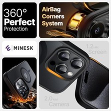 TeOra Store iPhone 15 Için Magsafe ile Uyumlu Fusion Mat Serisi Kaliteli Orijinal Versiyon Kılıf Metal Tuş Takımı ve Ultra Güçlü Gerçek Mıknatıslar Şık Tasarım Kılıf (Siyah, 15)