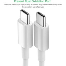 TeOra Store USB C Kablosu Esnek USB C - USB C Şarj Kablosu Pd 3.0 iPhone 15 Pro Max Galaxy S23 S22 S21 A54 Pixel 7 iPad Pro 12.9 iPad Mini 6/air 5 Vb. ile Uyumludur.