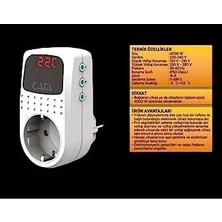 Wheat Grains Global Store CT-9187 Priz REGÜLATÖR(150-280V-4000W)