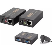 Hadron HDX1318 100M VGA + Audio Extender 1920×1440 @ 60Hz  Siyah (Kdo)