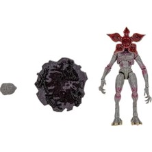TeOra Store Stranger Things Demogorgon Upside Down Collector Figürü - Alternatif Baş ve Çevresel Teşhir Tabanı ile 15 cm Son Derece Detaylı Figür