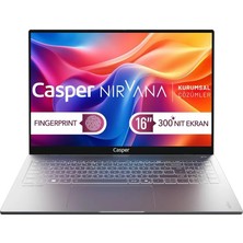 Casper Nirvana S200 300NIT S200.1362-BQ00X-G-F I7-13620H 16GB 1tb SSD 16" Freedos Notebook (Kdo)