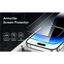 TeOra Store Apple iPhone 14 Için Ekranı Tam Kaplayan Cam 5d Ekran Koruyucu Kırılmaz Cam Full Cover Tam Koruma
