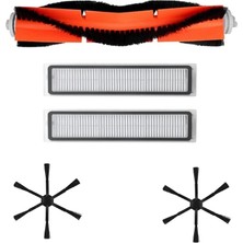 Yake Store Dreame ile Uyumlu D9/d9 Max Yedek Fırça,hepa Filtre,6 Kollu Yan Fırçalı D9/d9 Max-Dreame ile Uyumlu L10/L10 Pro Yedek Hepa Filtre,fırça Aksesuar Seti -5 Parça