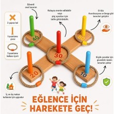 Wheat Grains Global Store Halka Atma Oyunu Mesafe Tahmin Oyunu Ahşap Oyuncak