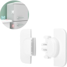 SN-28750 Geçmeli Tip Buzdolabı ve Dolap Için Çocuk Güvenlik Kilidi Yapışkanlı