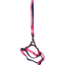 Kedi Köpek Göğüs Tasması Neon Pembe
