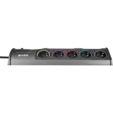 Yake Store SP10AF 3m 1860 Joule 1.5mm 1 USB 1 Typec 2.1A/5V 16A 250V 3680W 10LU Akım Korumalı Priz