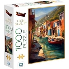 Yake Store Kayıklar 1000 Parça 2,2mm Kalınlık 48X68CM Profesyonel Hobi Puzzle Yapboz Serisi