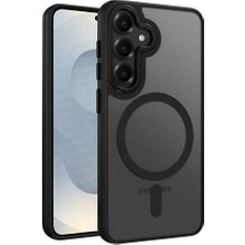 Yake Store Galaxy S25 Için Symple Serisi Magsafe ile Uyumlu Metal Alaşım Lens Çerçeveli ve Metal Tuş Takımlı Ultra Güçlü Darbeye Dayanıklı Yumuşak Silikon Mat Kılıf