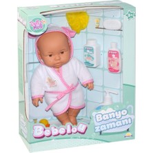 ALK 030031 Nessiworldman, Bebelou Banyo Zamanı Bebek Seti, 35 cm / +3 Yaş