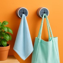 Yake Store Pratik Tak-Çıkar Havlu Askısı - Kendinden Yapışkanlı, Vidalama Gerektirmez, 2’li Set – Mutfak, Banyo, Kapı Arkası Için Uygun