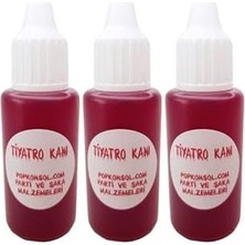 Yake Store Pop Konsol Şaka Kanı Tiyatro Kanı Dracula Yapay Kan 3 Adet PP190001