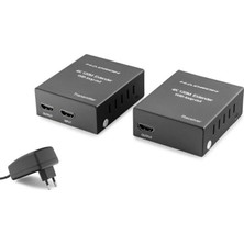 Hadron HDX1368 120M HDMI Extender Loop Out 4K  Siyah (Kdo)