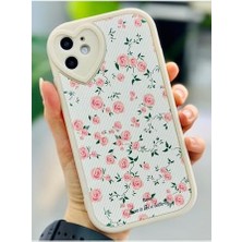 Wheat Grains Global Store Iphone 11 ile Uyumlu Kaplama Mini Çiçek Tasarımlı Esnek Silikon Kılıf