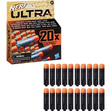Yake Store Ultra One 20'li Dart Dolum Paketi - Sadece Ultra Serisi Ile Uyumlu Orijinal Yedek Mermi - En Uzak Mesafe Dartı