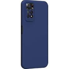 Wheat Grains Global Store Matte Silicone Xiaomi Redmi Note 11S Için Kılıf Lacivert [redmi Note 11S ile Uyumlu Kılıf - Lacivert]